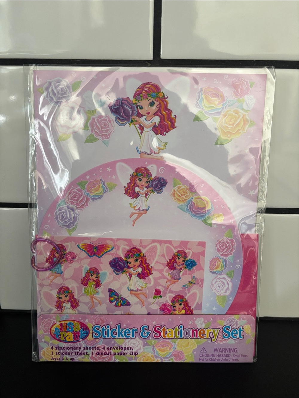 Vintage Lisa Frank Rosa Stationary Set